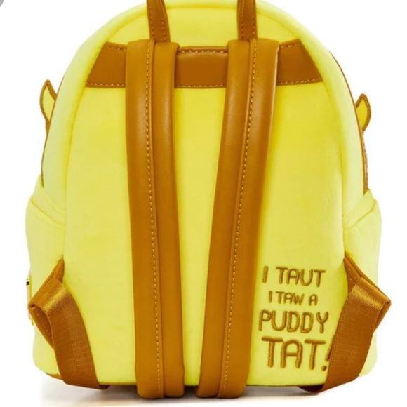 Loungefly Looney Tunes Tweety Bird Backpack Bag Purse 80th Anniversary NWT - Picture 15 of 16